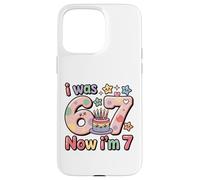 J'avais 6 Ans, Maintenant J'Ai 7 Ans, drôle, 7 Ans, Filles, Enfants, garçons Coque pour iPhone 15 Pro Max