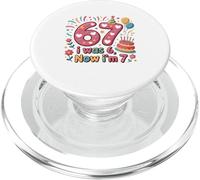 J'avais 6 Ans, Maintenant J'Ai 7 Ans, drôle, 7 Ans, Filles, Enfants, garçons PopSockets PopGrip pour MagSafe