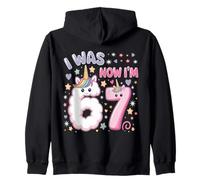 J'avais 6 Ans, Maintenant J'Ai 7 Ans, fête de Fille du 7e Sweat à Capuche