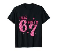 J'avais 6 Ans Maintenant J'Ai 7 Ans Fille 67 Six Sept 6 7 Anniversaire T-Shirt Graphique avec Valeur