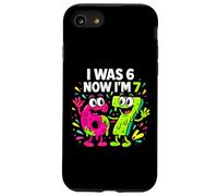 J'avais 6 Ans Maintenant J'Ai 7 Ans - Funny 7th Birthday Six Seven Meme Coque pour iPhone SE (2020) / 7/8
