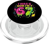J'avais 6 Ans Maintenant J'Ai 7 Ans - Funny 7th Birthday Six Seven Meme PopSockets PopGrip pour MagSafe