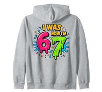 J'avais 6 Ans Maintenant J'Ai 7 Ans - Funny 7th Birthday Six Seven Meme Sweat à Capuche