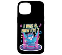 J'avais 6 Ans Maintenant J'Ai 7 Ans Funny Birthday Fox Design Coque pour iPhone 15