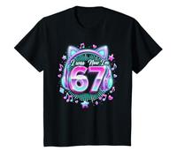 J'avais 6 Ans Maintenant J'Ai 7 Ans K-Pop Six Sept 7e Anniversaire 67 Filles T-Shirt