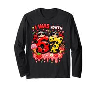 J'avais 6 Ans Maintenant, J'Ai 7 Ans, Ladybug Lover Ice Cream 67 Meme Birthday Manche Longue