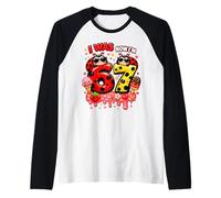 J'avais 6 Ans Maintenant, J'Ai 7 Ans, Ladybug Lover Ice Cream 67 Meme Birthday Manche Raglan