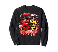 J'avais 6 Ans Maintenant, J'Ai 7 Ans, Ladybug Lover Ice Cream 67 Meme Birthday Sweatshirt