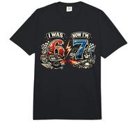 J'avais 6 Ans Maintenant J'Ai 7 Ans Motorcycle Racing Biker 67 Meme Birthday Comfort Colors Adult Heavyweight T-Shirt