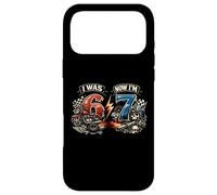 J'avais 6 Ans Maintenant J'Ai 7 Ans Motorcycle Racing Biker 67 Meme Birthday Coque pour iPhone 17 Pro Max