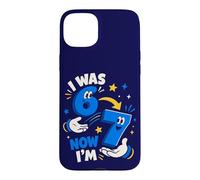 J'avais 6 Ans Maintenant, J'Ai 7 Ans, numéros de Dessins animés pour Enfants Coque pour iPhone 15 Plus
