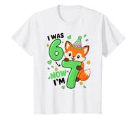 J'avais 6 Ans Maintenant, J'Ai 7 Ans Renard 7e Anniversaire T-Shirt