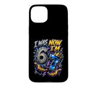 J'avais 6 Ans Maintenant J'Ai 7 Ans Six Seven Cool 7e Anniversaire Coque pour iPhone 15 Plus