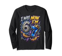 J'avais 6 Ans Maintenant J'Ai 7 Ans Six Seven Cool 7e Anniversaire Manche Longue