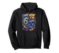 J'avais 6 Ans Maintenant J'Ai 7 Ans Six Seven Cool 7e Anniversaire Sweat à Capuche