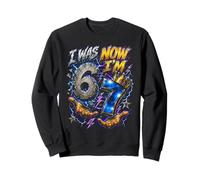 J'avais 6 Ans Maintenant J'Ai 7 Ans Six Seven Cool 7e Anniversaire Sweatshirt