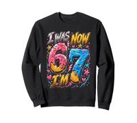 J'avais 6 Ans Maintenant J'Ai 7 Ans Six Seven Drippin' Ice Cream 7e Anniversaire Sweatshirt