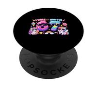 J'avais 6 Ans Maintenant, J'Ai 7 poneys Magiques, crème glacée, 67 mème, Anniversaire PopSockets PopGrip Adhésif