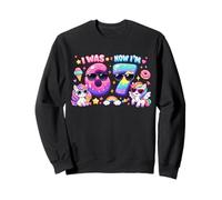 J'avais 6 Ans Maintenant, J'Ai 7 poneys Magiques, crème glacée, 67 mème, Anniversaire Sweatshirt