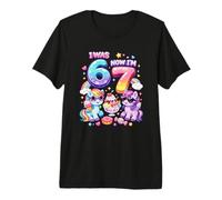 J'avais 6 Ans Maintenant, J'Ai 7 poneys Rainbow Mane 67 Meme Girls Birthday T-Shirt Haut de Gamme