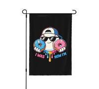 J'avais 6 ans, maintenant j'en ai 7. Drapeaux de jardin fantaisie 12x18, drapeau décoratif double face pour la décoration extérieure.