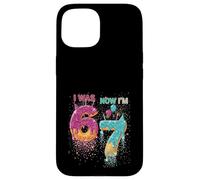 J'avais 6 Ans mais Maintenant J'Ai 7 Ans Drip Donut Six Seven Meme 7e Anniversaire Coque pour iPhone 15