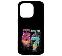 J'avais 6 Ans mais Maintenant J'Ai 7 Ans Drip Donut Six Seven Meme 7e Anniversaire Coque pour iPhone 15 Pro