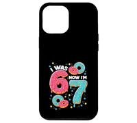 J'avais 6 Ans mais Maintenant J'Ai 7 Ans Drip Donut Six Seven Meme 7e Anniversaire Coque pour iPhone 12 Pro Max