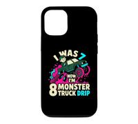 J'avais 7 Ans, Maintenant J'Ai 8 Ans, Monster Drip Truck, Anniversaire, Enfant, garçon Coque pour iPhone 12/12 Pro