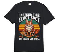 J'avais Besoin de cet Endroit précis : Le Puzzle Peut Attendre, Chat Comfort Colors Adult Heavyweight T-Shirt