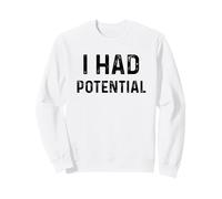 J'avais du potentiel, Blague sur la Physique rétro, Style Vintage Sweatshirt
