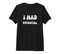 J'avais du potentiel, Blague sur la Physique rétro, Style Vintage T-Shirt Haut de Gamme