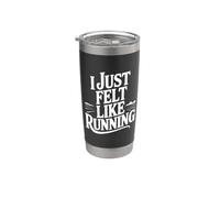 J'avais juste envie de courir Gobelet isotherme en acier inoxydable double paroi
