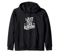 J'avais Juste Envie de Courir Sweat à Capuche