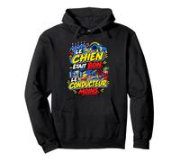 J'avais Le Bon Parcours dans Ma Tête Humour Agility Chien Sweat à Capuche