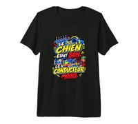 J'avais Le Bon Parcours dans Ma Tête Humour Agility Chien T-Shirt Haut de Gamme