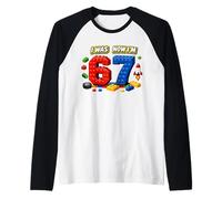 J'avais Six Ans Maintenant J'Ai Sept Ans 6 7 Blocs 67 Meme 7e Anniversaire Manche Raglan