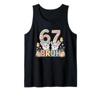 J'avais Six Ans Maintenant J'Ai Sept Ans Autism Easter 67 Meme 7e Anniversaire Débardeur