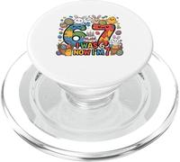 J'avais Six Ans Maintenant J'Ai Sept Ans Autism Easter 67 Meme 7e Anniversaire PopSockets PopGrip pour MagSafe