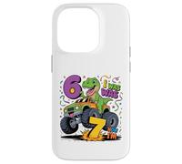 J'avais Six Ans Maintenant, J'Ai Sept Ans, Dinosaure 67, mème, 7e Anniversaire, garçons Coque pour iPhone 14 Pro