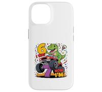 J'avais Six Ans Maintenant, J'Ai Sept Ans, Dinosaure 67, mème, 7e Anniversaire, garçons Coque pour iPhone 14
