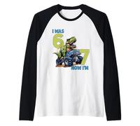 J'avais Six Ans Maintenant, J'Ai Sept Ans, Dinosaure 67, mème, 7e Anniversaire, garçons Manche Raglan