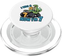 J'avais Six Ans Maintenant, J'Ai Sept Ans, Dinosaure 67, mème, 7e Anniversaire, garçons PopSockets PopGrip pour MagSafe