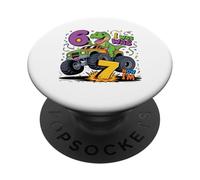 J'avais Six Ans Maintenant, J'Ai Sept Ans, Dinosaure 67, mème, 7e Anniversaire, garçons PopSockets PopGrip Adhésif