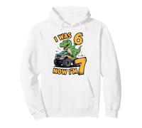 J'avais Six Ans Maintenant, J'Ai Sept Ans, Dinosaure 67, mème, 7e Anniversaire, garçons Sweat à Capuche