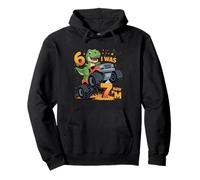 J'avais Six Ans Maintenant, J'Ai Sept Ans, Dinosaure 67, mème, 7e Anniversaire, garçons Sweat à Capuche