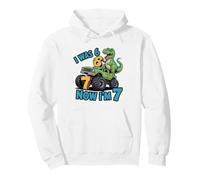 J'avais Six Ans Maintenant, J'Ai Sept Ans, Dinosaure 67, mème, 7e Anniversaire, garçons Sweat à Capuche