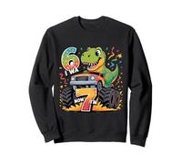 J'avais Six Ans Maintenant, J'Ai Sept Ans, Dinosaure 67, mème, 7e Anniversaire, garçons Sweatshirt