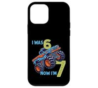 J'avais Six Ans Maintenant J'Ai Sept Ans Monster Truck 67 Meme 7e Anniversaire Coque pour iPhone 12 Mini