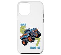 J'avais Six Ans Maintenant J'Ai Sept Ans Monster Truck 67 Meme 7e Anniversaire Coque pour iPhone 12 Mini